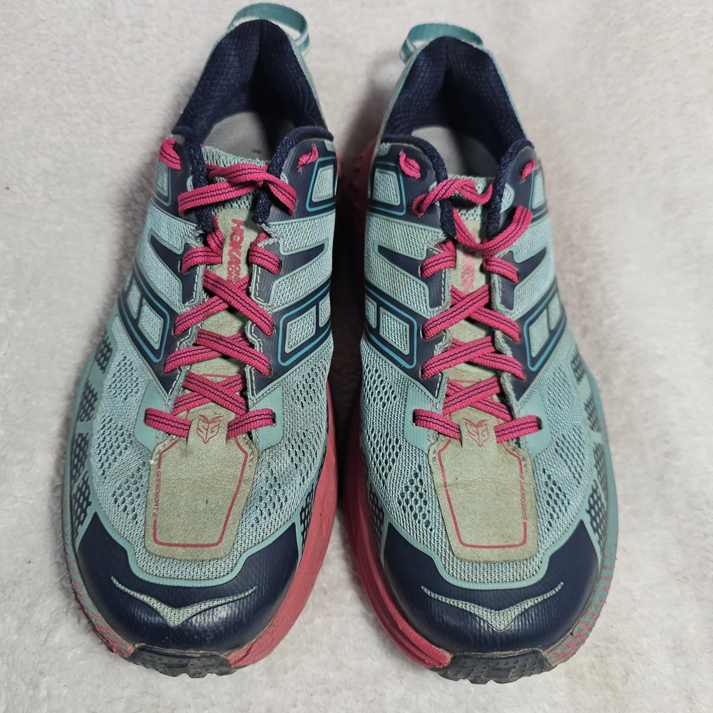 Hoka One One Speedgoat 2 Trail Running Shoes Sneakers Blue - Women’s Size 8.5
